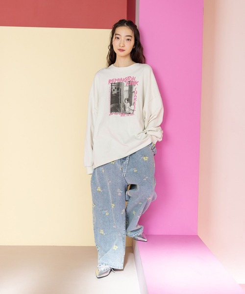 niko and...（ニコアンド）の「オリジナルポインテッドミュール（サンダル・レディース・グレー/ブルー・LARGE/MEDIUM）」の12枚目の写真