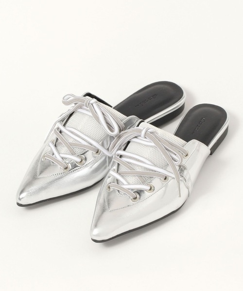 niko and...（ニコアンド）の「オリジナルポインテッドミュール（サンダル・レディース・グレー/ブルー・LARGE/MEDIUM）」の16枚目の写真