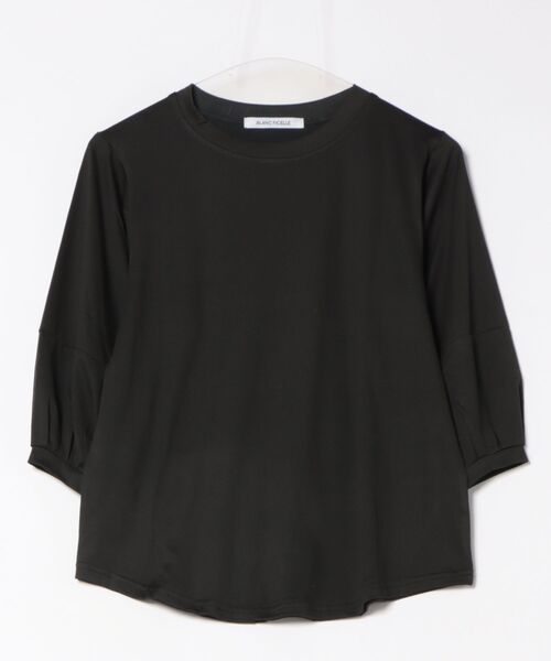 BLANC FICELLE(ブランフィセル)の「薄手 7分袖 Tシャツ(Tシャツ/カットソー・レディース・ブラウン/ホワイト/ブラック/グレー・M/L/XL)」の17枚目の写真