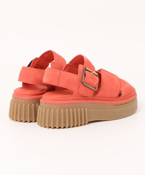 Clarks(クラークス)の「Clarks クラークス EVAMAR WISH レディース厚底サンダル スエード レザー(エヴァマーウィッシュ)(サンダル・レディース・ブラック/ベージュ/ピンク・23.5cm/24.5cm/23.0cm/24.0cm/22.5cm)」の5枚目の写真