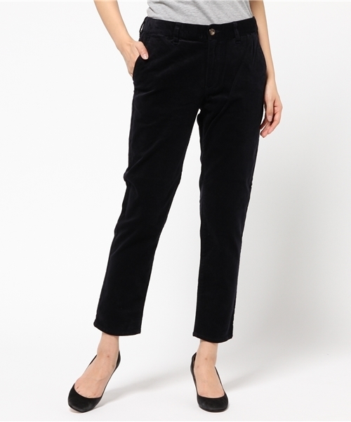 ikka(イッカ)の「コーデュロイテーパードパンツ(その他パンツ・レディース・オフホワイト/ネイビー/ベージュ・MEDIUM/LARGE)」の3枚目の写真