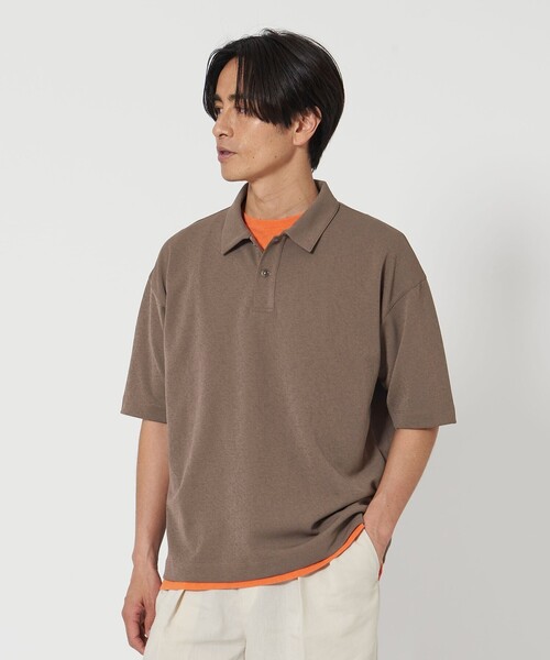 BEAUTY&YOUTH UNITED ARROWS（ビューティーアンドユースユナイテッドアローズ）の「ドライタッチ スムース ジャージー ポロシャツ -吸水速乾性-（ポロシャツ・メンズ・ベージュ/ネイビー/ダークグレー・L/XL/M/S）」の9枚目の写真