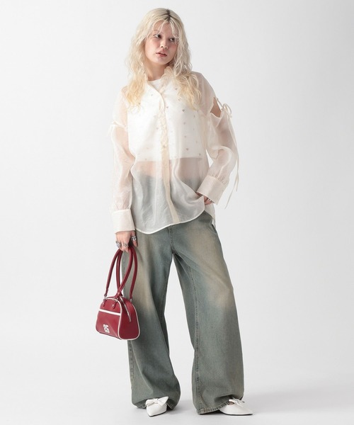 FOREVER 21(フォーエバー トゥエンティーワン)の「【2025SS】刺繍アメスリタンク(タンクトップ・レディース・ブラック系その他/ホワイト×ピンク/ホワイト×ネイビー/ブラック/ホワイト×レッド・MEDIUM/SMALL)」の7枚目の写真