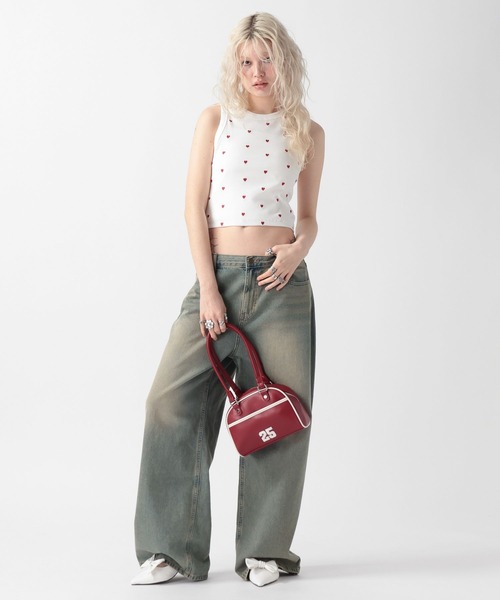 FOREVER 21(フォーエバー トゥエンティーワン)の「【2025SS】刺繍アメスリタンク(タンクトップ・レディース・ブラック系その他/ホワイト×ピンク/ホワイト×ネイビー/ブラック/ホワイト×レッド・MEDIUM/SMALL)」の11枚目の写真