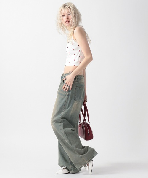 FOREVER 21(フォーエバー トゥエンティーワン)の「【2025SS】刺繍アメスリタンク(タンクトップ・レディース・ブラック系その他/ホワイト×ピンク/ホワイト×ネイビー/ブラック/ホワイト×レッド・MEDIUM/SMALL)」の10枚目の写真