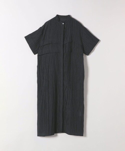 SHIPS any（シップス エニィ）の「SHIPS any:〈洗濯機可能〉ピンタック ジャカード シャツ ワンピース（シャツワンピース・レディース・チャコールグレー/ナチュラル・ONE SIZE）」の18枚目の写真