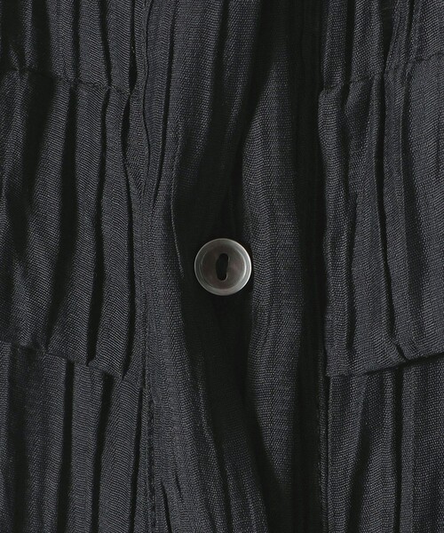 SHIPS any（シップス エニィ）の「SHIPS any:〈洗濯機可能〉ピンタック ジャカード シャツ ワンピース（シャツワンピース・レディース・チャコールグレー/ナチュラル・ONE SIZE）」の20枚目の写真