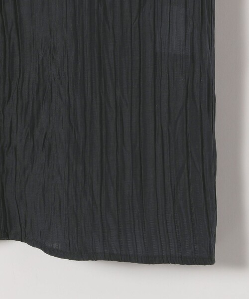 SHIPS any（シップス エニィ）の「SHIPS any:〈洗濯機可能〉ピンタック ジャカード シャツ ワンピース（シャツワンピース・レディース・チャコールグレー/ナチュラル・ONE SIZE）」の22枚目の写真