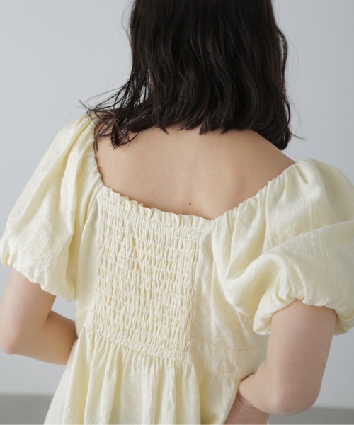 FREE'S MART（フリーズマート）の「◆2WAYオフショルブラウス（シャツ/ブラウス・レディース・ライトブルー/イエロー/ホワイト/ブラック・FREE）」の14枚目の写真