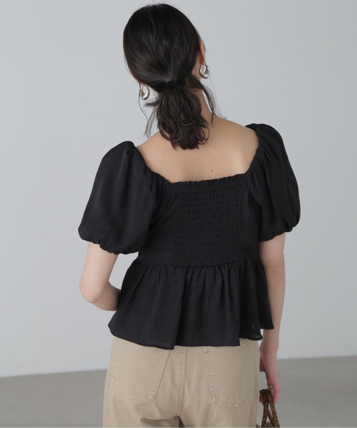 FREE'S MART（フリーズマート）の「◆2WAYオフショルブラウス（シャツ/ブラウス・レディース・ライトブルー/イエロー/ホワイト/ブラック・FREE）」の5枚目の写真