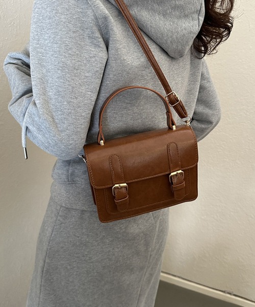 セール】【M2SUQARED/エムツースクエア】フェイクレザー2WAYバッグ