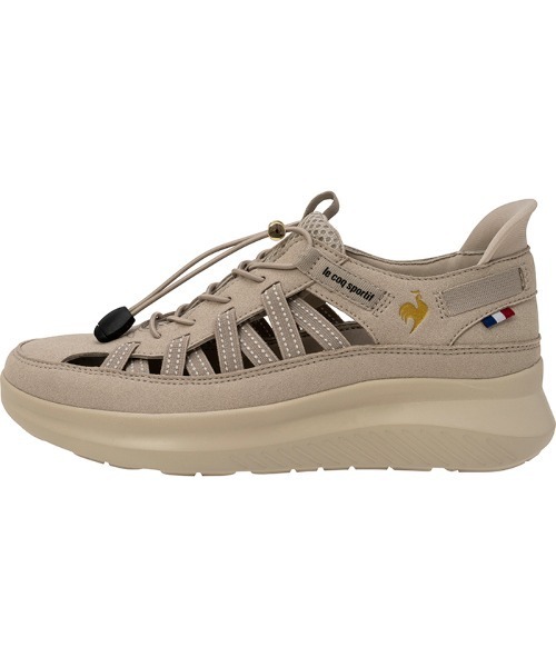 le coq sportif(ルコックスポルティフ)の「LCS マルヌ サマースニーカー SI(さっと履ける/軽量/消臭)(スニーカー・レディース・ブラック系/ホワイト×ネイビー/ベージュ系その他・22.5cm/23.5cm/24.5cm/23.0cm/24.0cm/25.0cm)」の8枚目の写真