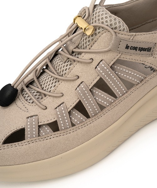 le coq sportif(ルコックスポルティフ)の「LCS マルヌ サマースニーカー SI(さっと履ける/軽量/消臭)(スニーカー・レディース・ブラック系/ホワイト×ネイビー/ベージュ系その他・22.5cm/23.5cm/24.5cm/23.0cm/24.0cm/25.0cm)」の15枚目の写真