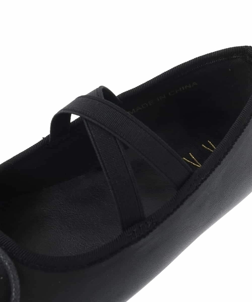 a.v.v（アーヴェヴェ）の「[18-23cm][クッションインソールで履き心地抜群][屈曲性があり柔らかい]スキップバレエ（バレエシューズ・キッズ・ブラック・18/19/23/20/21/22）」の18枚目の写真