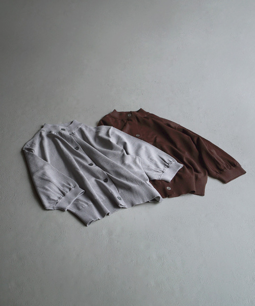 apartment department(アパートメントデパートメント)の「モックネック ニットカーディガン(カーディガン/ボレロ・レディース・杢グレー/ネイビー/ブラウン・M)」の13枚目の写真