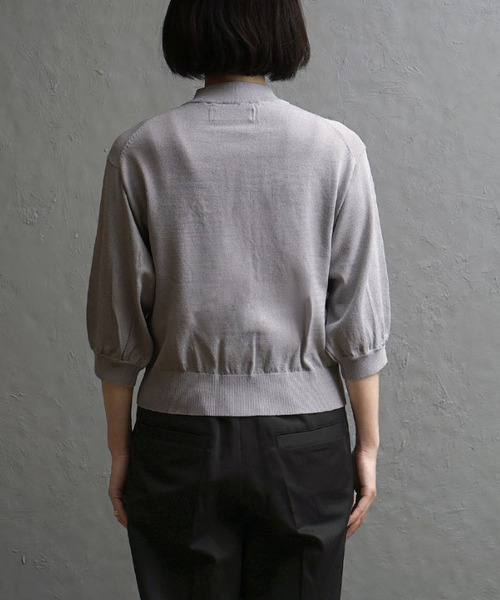 apartment department(アパートメントデパートメント)の「モックネック ニットカーディガン(カーディガン/ボレロ・レディース・杢グレー/ネイビー/ブラウン・M)」の19枚目の写真