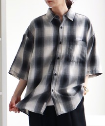 GERRY | 【GERRY/ジェリー】 オンブレチェック 半袖シャツ(シャツ/ブラウス)