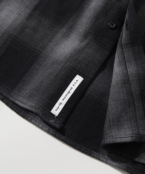 GERRY（ジェリー）の「【GERRY/ジェリー】 オンブレチェック 半袖シャツ（シャツ/ブラウス・メンズ・ブラック/マルチ/ホワイト/ブラウン・M/L/LL）」の6枚目の写真