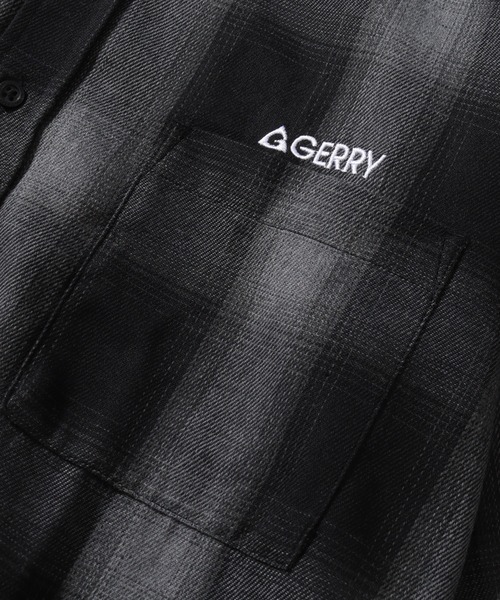 GERRY（ジェリー）の「【GERRY/ジェリー】 オンブレチェック 半袖シャツ（シャツ/ブラウス・メンズ・ブラック/マルチ/ホワイト/ブラウン・M/L/LL）」の8枚目の写真