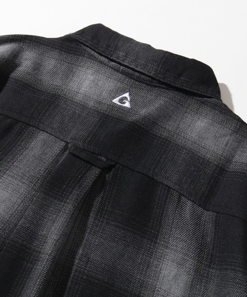 GERRY（ジェリー）の「【GERRY/ジェリー】 オンブレチェック 半袖シャツ（シャツ/ブラウス・メンズ・ブラック/マルチ/ホワイト/ブラウン・M/L/LL）」の10枚目の写真