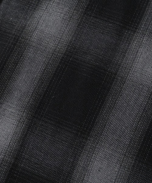 GERRY（ジェリー）の「【GERRY/ジェリー】 オンブレチェック 半袖シャツ（シャツ/ブラウス・メンズ・ブラック/マルチ/ホワイト/ブラウン・M/L/LL）」の5枚目の写真