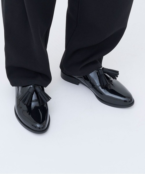 TEMPERATE（テンパレイト）の「TEMPERATE / テンパレイト ORLAND（レイン対応）（ローファー・レディース・グレー/ブラック/チョコ・36/37/38/39/40）」の2枚目の写真