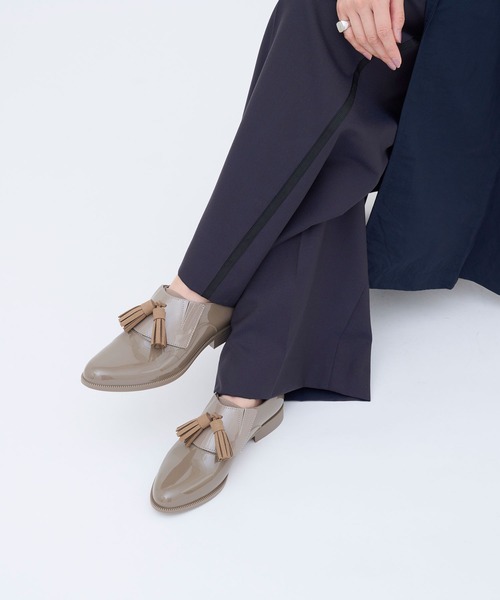 TEMPERATE（テンパレイト）の「TEMPERATE / テンパレイト ORLAND（レイン対応）（ローファー・レディース・グレー/ブラック/チョコ・36/37/38/39/40）」の17枚目の写真