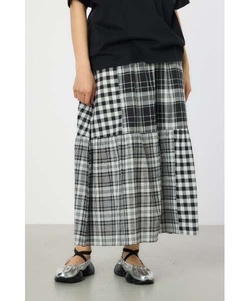 RODEO CROWNS WIDE BOWL（ロデオクラウンズワイドボウル）の「クレイジーチェックスカート（スカート・レディース・ブラック系その他/ブルー系その他/ピンク系その他・FREE）」の11枚目の写真