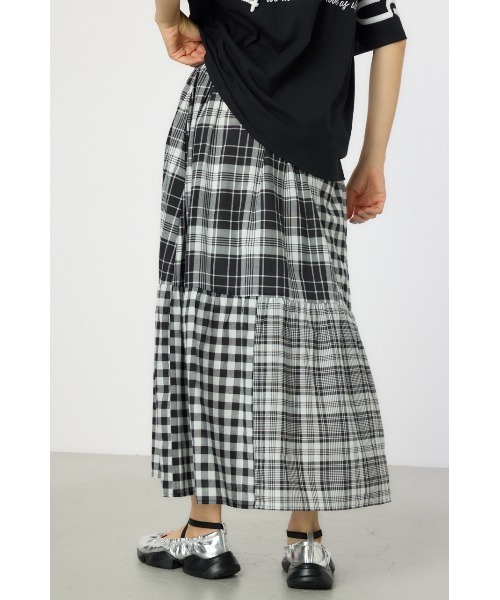 RODEO CROWNS WIDE BOWL（ロデオクラウンズワイドボウル）の「クレイジーチェックスカート（スカート・レディース・ブラック系その他/ブルー系その他/ピンク系その他・FREE）」の13枚目の写真