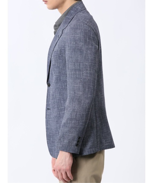 TAKA-Q（タカキュー）の「【WEB限定販売 軽量 ストレッチ ウォッシャブル】リランチェ 2ボタンジャケット（テーラードジャケット・メンズ・ネイビー/グレー・S/MEDIUM/LARGE/X-LARGE/3L）」の11枚目の写真