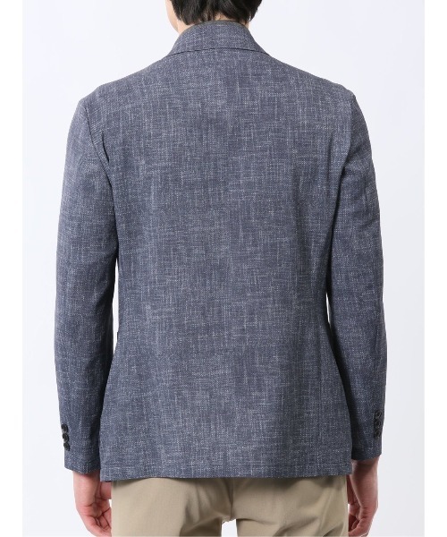 TAKA-Q（タカキュー）の「【WEB限定販売 軽量 ストレッチ ウォッシャブル】リランチェ 2ボタンジャケット（テーラードジャケット・メンズ・ネイビー/グレー・S/MEDIUM/LARGE/X-LARGE/3L）」の12枚目の写真