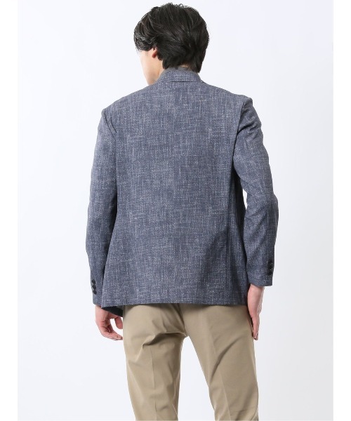 TAKA-Q（タカキュー）の「【WEB限定販売 軽量 ストレッチ ウォッシャブル】リランチェ 2ボタンジャケット（テーラードジャケット・メンズ・ネイビー/グレー・S/MEDIUM/LARGE/X-LARGE/3L）」の16枚目の写真