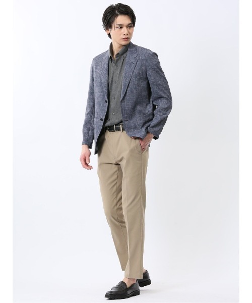 TAKA-Q（タカキュー）の「【WEB限定販売 軽量 ストレッチ ウォッシャブル】リランチェ 2ボタンジャケット（テーラードジャケット・メンズ・ネイビー/グレー・S/MEDIUM/LARGE/X-LARGE/3L）」の18枚目の写真