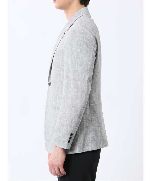 TAKA-Q（タカキュー）の「【WEB限定販売 軽量 ストレッチ ウォッシャブル】リランチェ 2ボタンジャケット（テーラードジャケット・メンズ・ネイビー/グレー・S/MEDIUM/LARGE/X-LARGE/3L）」の21枚目の写真