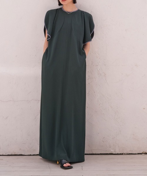 セール】ペタルスリーブワンピース（ワンピース）｜AKTE（アクテ