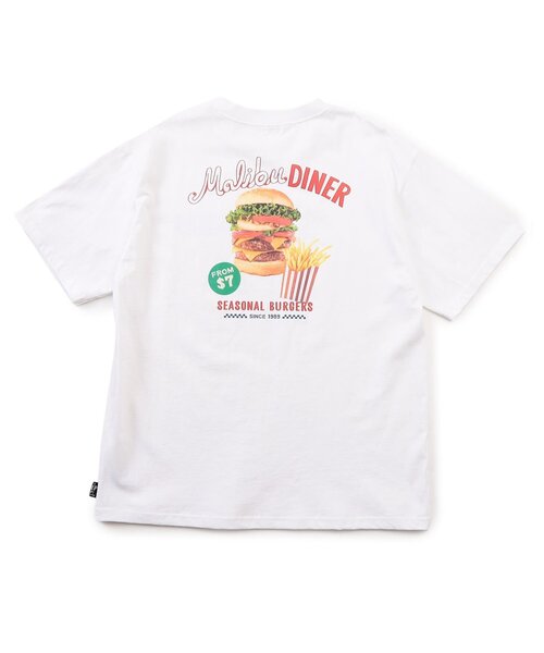F.O.KIDS(エフオーキッズ)の「6色6柄バックプリント半袖Tシャツ(オトナ)(Tシャツ/カットソー・レディース・ブラック/ブルー/オフホワイト/グレー/オレンジ/ライム・MEDIUM/LARGE)」の2枚目の写真