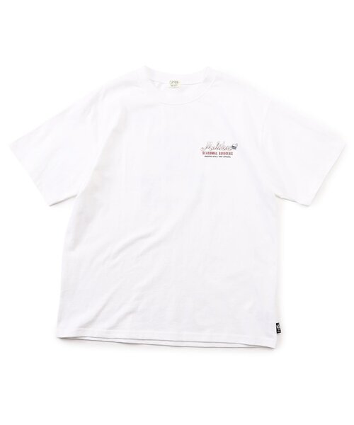 F.O.KIDS(エフオーキッズ)の「6色6柄バックプリント半袖Tシャツ(オトナ)(Tシャツ/カットソー・レディース・ブラック/ブルー/オフホワイト/グレー/オレンジ/ライム・MEDIUM/LARGE)」の18枚目の写真