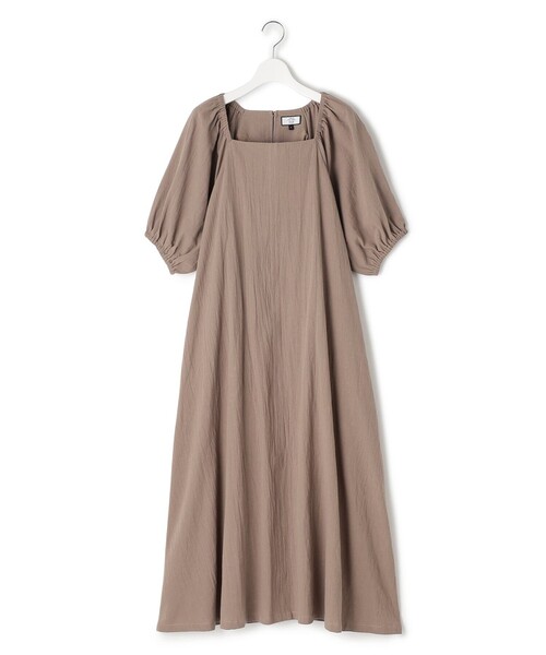 J.PRESS YORK STREET(ジェイプレスヨークストリート)の「【WOMEN】コットンワッシャーリラックス ワンピース(ワンピース・レディース・オレンジ系/ブラウン系/ピーコックグリーン系/ネイビー系・F)」の16枚目の写真