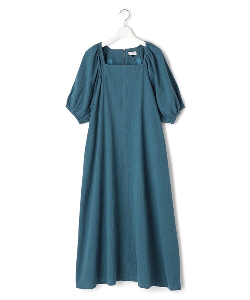 J.PRESS YORK STREET(ジェイプレスヨークストリート)の「【WOMEN】コットンワッシャーリラックス ワンピース(ワンピース・レディース・オレンジ系/ブラウン系/ピーコックグリーン系/ネイビー系・F)」の20枚目の写真