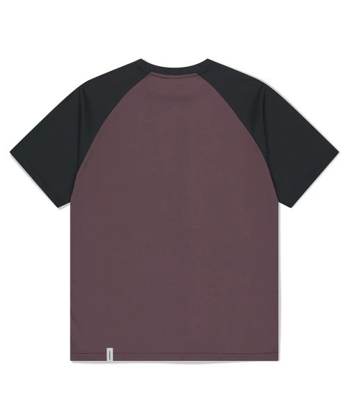 tシャツ 「mahagrid/マハグリッド」ROSE RAGLAN TEE PURPLE /ローズラグラン Tシャツ レディース mahagrid/マハグリッド』ROSE RAGLAN TEE PURPLE /ローズ