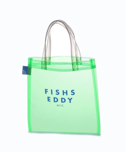 Fishs Eddy(フィッシュエディ)の「【Fishs Eddy(フィッシュエディ)】PVCトート(トートバッグ・レディース・グリーン/ブラウン/グレー/パープル・FREE)」の4枚目の写真