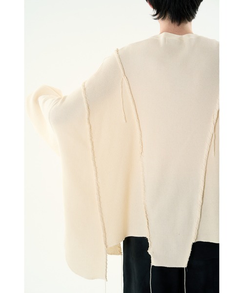 DISCOVERED（ディスカバード）の「LOOPING WAFFLE CUTSEWN（Tシャツ/カットソー・メンズ・ナチュラル/ブラック・LARGE/SMALL）」の20枚目の写真