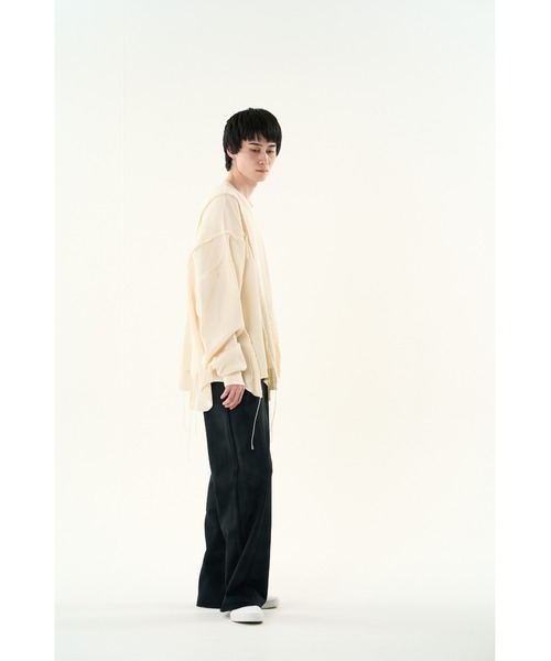 DISCOVERED（ディスカバード）の「LOOPING WAFFLE CUTSEWN（Tシャツ/カットソー・メンズ・ナチュラル/ブラック・LARGE/SMALL）」の22枚目の写真