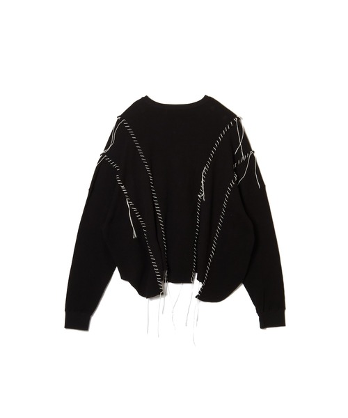 DISCOVERED（ディスカバード）の「LOOPING WAFFLE CUTSEWN（Tシャツ/カットソー・メンズ・ナチュラル/ブラック・LARGE/SMALL）」の7枚目の写真