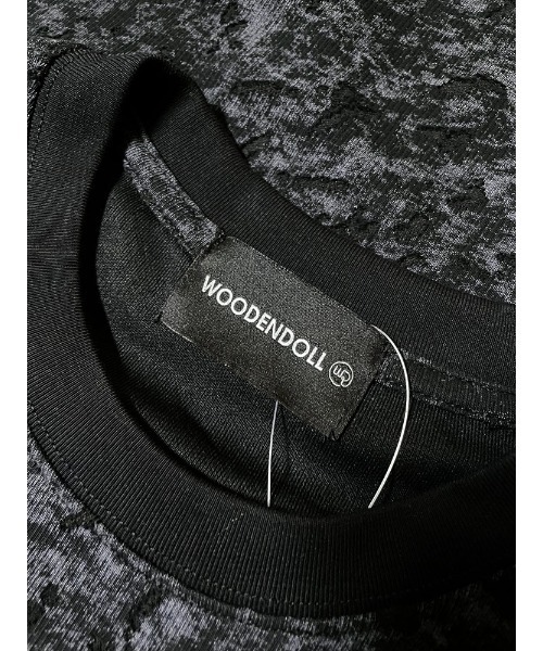 WOODENDOLL(ウッディンドール)の「WOODENDOLL ダメージ×プリント クルーネック 半袖 Tシャツ(Tシャツ/カットソー・メンズ・ブラック/ホワイト・-)」の12枚目の写真