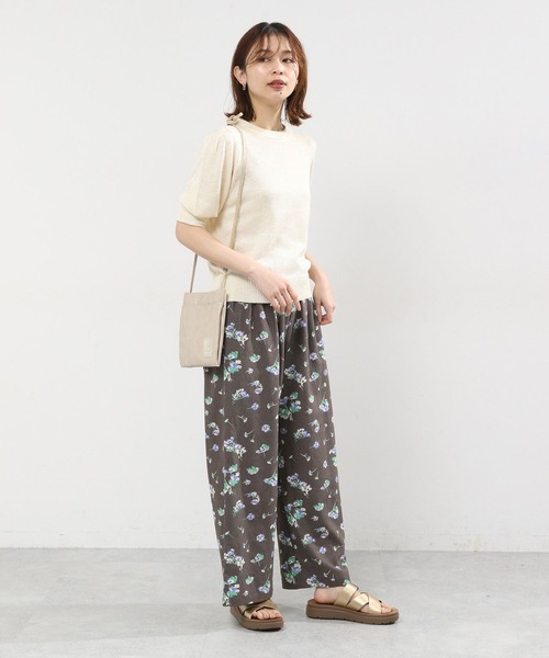 studio CLIP(スタディオクリップ)の「7ゲージアソートタックスリーブプルオーバー(ニット/セーター・レディース・その他1/ブラウン/アイボリー・FREE)」の22枚目の写真