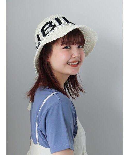 ehka sopo（エヘカソポ）の「ロゴ入り雑材ハット（ハット・レディース・ブラック/キナリ/モカ・F）」の13枚目の写真