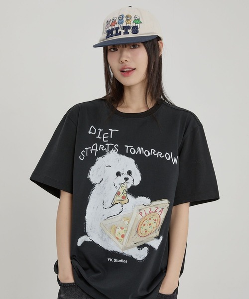 WaiKei（ワイケイ）の「【UNISEX】Wai Kei／DIETスタートTEE（Tシャツ/カットソー・レディース・ブラック・MEDIUM/LARGE）」の11枚目の写真