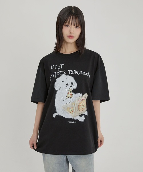 WaiKei（ワイケイ）の「【UNISEX】Wai Kei／DIETスタートTEE（Tシャツ/カットソー・レディース・ブラック・MEDIUM/LARGE）」の13枚目の写真