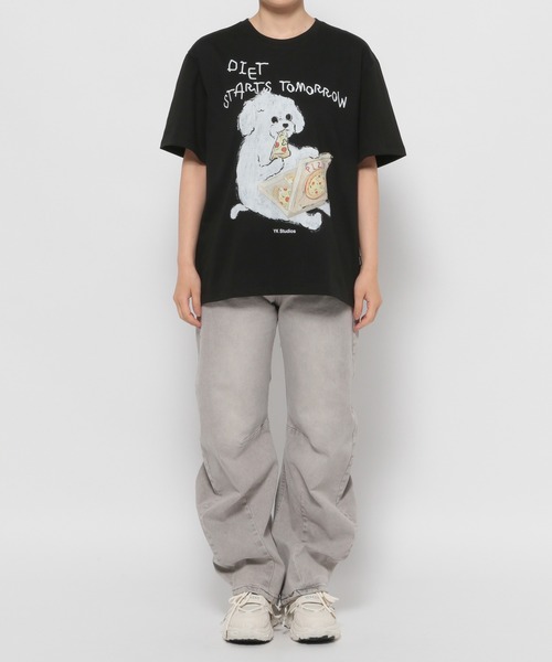 ★WAIKEI★ Diet Starts Tomorrow Short Sleeve T-shirt YKBE02T セール】【UNISEX】Wai Kei/DIETスタートTEE(Tシャツ
